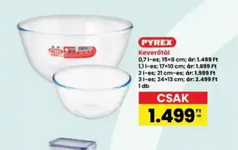 Interspar Pyrex Keverőtál ajánlat