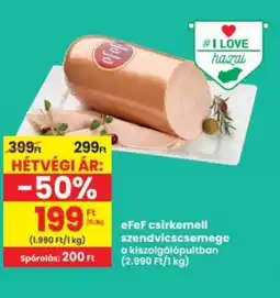 Interspar eFeF csirkemell szendvicscsemege ajánlat