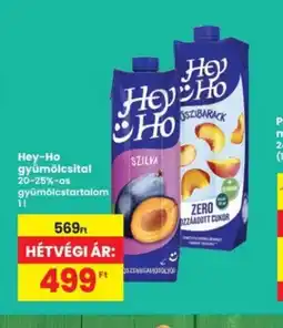 Interspar Hey-Ho gyümölcsital ajánlat