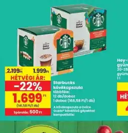 Interspar Starbucks kávékapszula ajánlat