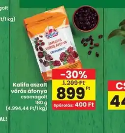 Interspar Kalifa aszalt vörös áfonya ajánlat