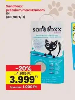 Interspar Sandboxx prémium macskaalom ajánlat