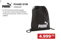 Hervis Puma Phase Gym tornazsák ajánlat