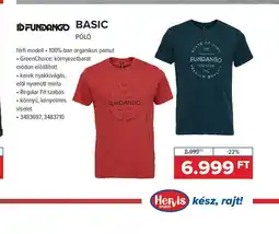 Hervis Idfundango Basic Póló ajánlat