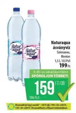 Coop NATURAQUA ÁSVÁNYVÍZ ajánlat