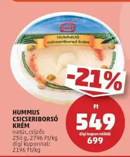 PENNY Hummus Csicseriborsó Krém ajánlat