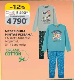 Auchan Mesefigura mintás pizsama ajánlat