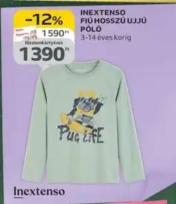 Auchan Inextenso fiú hosszú ujjú póló ajánlat