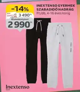 Auchan Inextenso Gyermek Szabadidő-Nadrág ajánlat
