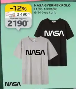 Auchan NASA GYERMEK PÓLÓ ajánlat