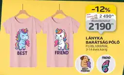 Auchan Lányka Barátság Póló ajánlat