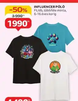 Auchan INFLUENCER PÓLÓ ajánlat