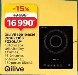 Auchan QILIVE 600104036 INDUKCIÓS FŐZŐLAP ajánlat