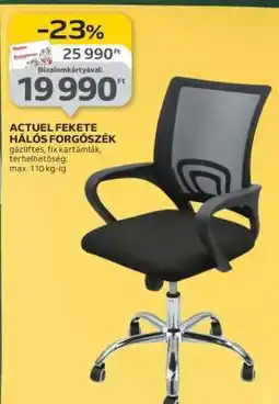 Auchan ACTUEL FEKETE HÁLÓS FORGÓSZÉK ajánlat