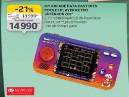 Auchan MY ARCADE DATA EAST HITS POCKET PLAYER RETRO JÁTÉKKONZOL ajánlat