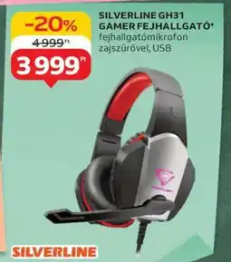 Auchan SILVERLINE GH31 Gamer Fejhallgató ajánlat