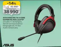Auchan ASUS ROG Delta S Core Gamer Fejhallgató ajánlat
