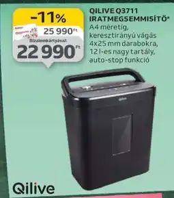 Auchan QILIVE Q3711 IRATMEGSEMMISÍTŐ ajánlat