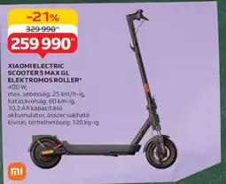 Auchan Xiaomi Electric Scooter 5 Max GL Elektromos Roller ajánlat