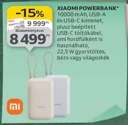 Auchan XIAOMI POWERBANK ajánlat