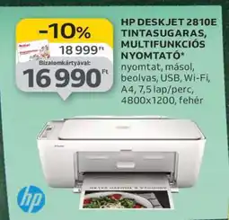 Auchan HP DeskJet 2810E Tintásugaras Multifunkciós Nyomtató ajánlat