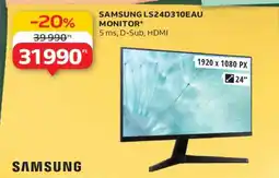 Auchan SAMSUNG LS24D310EAU MONITOR ajánlat