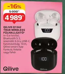 Auchan QILIVE Q1342 TRUE WIRELESS FÜLHALLGATÓ ajánlat