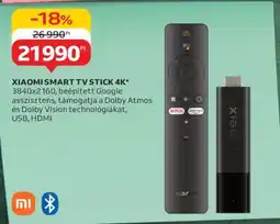Auchan XIAOMI SMART TV STICK 4K ajánlat