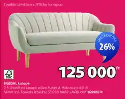 JYSK EGEDAL kanapé ajánlat