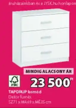 JYSK TAPDRUP komód ajánlat