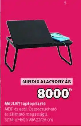 JYSK MEJLBY laptop tartó ajánlat
