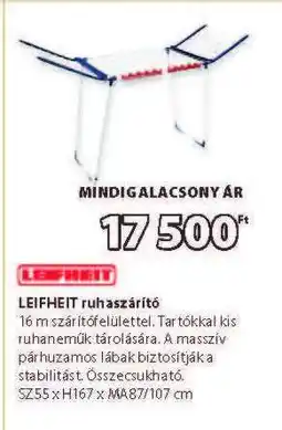JYSK LEIFHEIT RUHASZÁRÍTÓ ajánlat