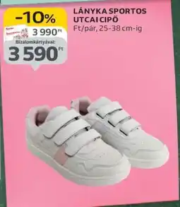Auchan LÁNYKA SPORTOS UTCAI CIPŐ ajánlat