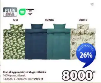 JYSK FLANEL ÁGYNEMŰHUZAT-GARNITÚRÁK ajánlat