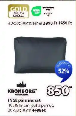 JYSK KRONBORG INGE párnahuzat ajánlat