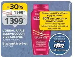 Auchan L'Oréal Paris Elseve Color Vive Sampon ajánlat