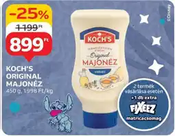 Auchan KOCH’S ORIGINAL MAJONÉZ ajánlat