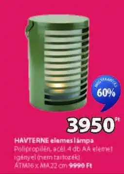 JYSK HAVTERNE ELEMES LÁMPA ajánlat