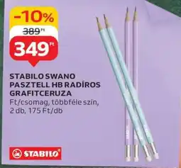Auchan STABILO SWANO PASZTELL HB RADÍROS GRAFITCERUZA ajánlat