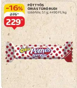Auchan Pöttyös Óriás Túró Rudi ajánlat