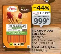 Auchan PICK Hot-dog kolbász ajánlat