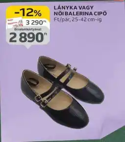 Auchan LÁNYKA VAGY NŐI BALERINA CIPŐ ajánlat