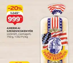 Auchan Amerikai Szendvicskenyér ajánlat