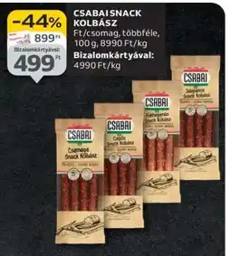 Auchan CSABAI SNACK KOLBÁSZ ajánlat
