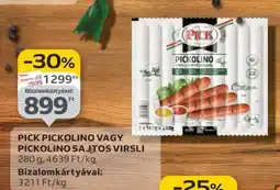 Auchan PICK Pickolino vagy Pickolino Sajtos Virsli ajánlat