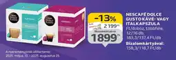 Auchan NESCAFÉ Dolce Gusto Kávé- vagy Italkapszula ajánlat