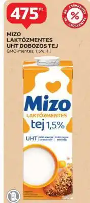 Auchan Mizo Laktózmentes UHT Dobozos Tej ajánlat