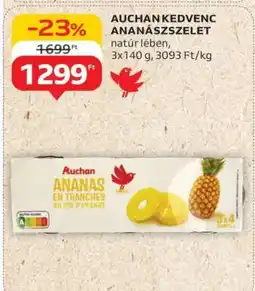 Auchan AUCHAN KEDVENC ANANÁSZSZELET ajánlat