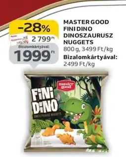 Auchan MASTER GOOD FINI DINO DINOSZAURUSZ NUGGETS ajánlat