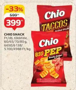 Auchan Chio snack ajánlat
